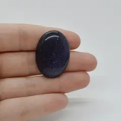 Cabochon Goldstone Albastru 32x24x6mm C34