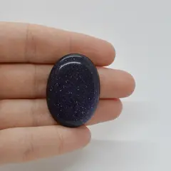 Cabochon Goldstone Albastru 34x25x6mm C54