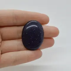 Cabochon Goldstone Albastru 35x25x6mm C120