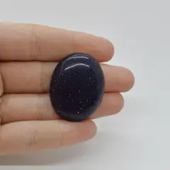 Cabochon Goldstone Albastru 35x27x7mm C100