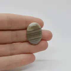 Cabochon Flint Polisat 25x18x6mm C93