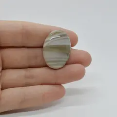 Cabochon Flint Polisat 28x21x7mm C38