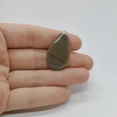 Cabochon Flint Polisat 31x18x5mm C37