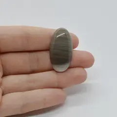 Cabochon Flint Polisat 32x17x7mm C54