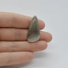 Cabochon Flint Polisat 33x16x6mm C67