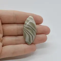 Cabochon Flint Polisat 40x19x6mm C17