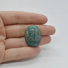 Cabochon Turcoaz Tibetan 29x22x7mm C86