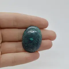 Cabochon Turcoaz Tibetan 32x24x6mm C41