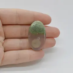 Cabochon Agat Moss Indonezia 36x21x6mm C40