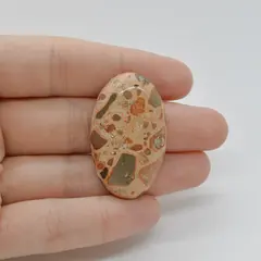 Cabochon Jasp Leopard 37x23x7mm C41