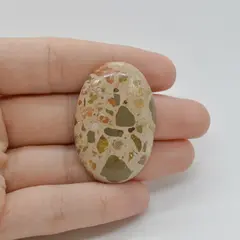 Cabochon Jasp Leopard 40x26x6mm C60