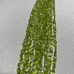 Sirag peridot oval fatetat, 6x5mm, 32cm