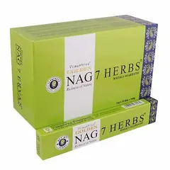 Betisoare parfumate Golden Nag - Seven Herbs, 15g