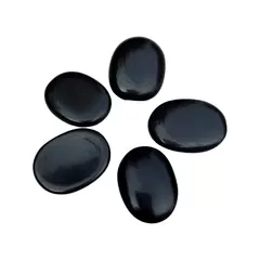Piatra terapeutica Worry stone Obsidian, 30-40mm