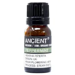 Ulei esential organic Ancient Wisdom, Menta creata (Peppermint), 10ml