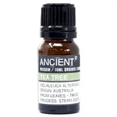 Ulei esential organic Ancient Wisdom, Tea Tree (Arbore de ceai), 10ml