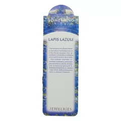 Cartonas cu informatii despre Lapis lazuli, 19cm