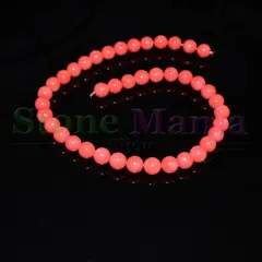 Colier coral roz sfere 10mm