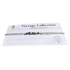 Bratara Therapy crisocola sfere 2-3mm si argint 925