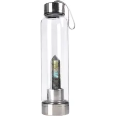 Sticla pentru apa cu cristal natural Labradorit, 24cm