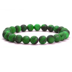 Bratara din Ochi de Tigru Verde 4-4,5mm, pe elastic, 19cm, sfere