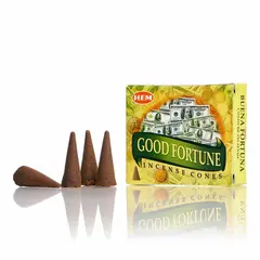 Conuri parfumate fumigatie HEM Good Fortune 10 buc