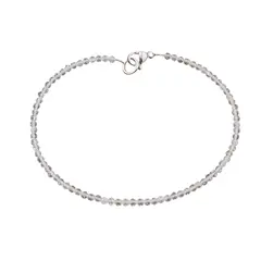 Bratara cristal de stanca sfere fatetate 2mm