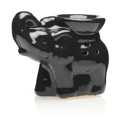 Vas aromaterapie din ceramica cu model Elefant negru AR10