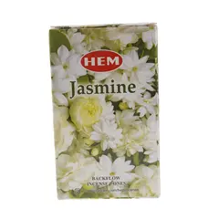 Conuri parfumate fumigatie HEM Jasmine backflow, 10 buc