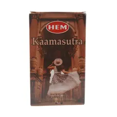 Conuri parfumate fumigatie HEM Kaamasutra backflow, 10 buc