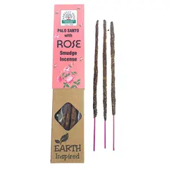 Betisoare parfumate Namaste India Earth Inspired - Palo Santo si Trandafir