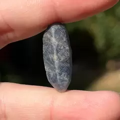 Safir albastru, cristal natural unicat, C13