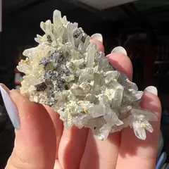 Floare de mina pentru colectie, cristal natural unicat, C325 (lot 2)