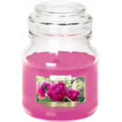 Lumanare parfumata Bispol borcan cu capac - Peony