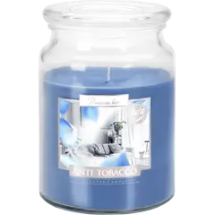 Lumanare parfumata Bispol borcan Premium line - Anti Tobacco