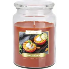 Lumanare parfumata Bispol borcan Premium line - Grilled Peach