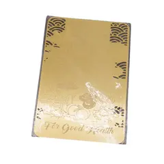 Card Feng Shui din metal For Good Health 2024
