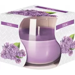 Lumanare parfumata Bispol cu pahar tip bol - Lilac