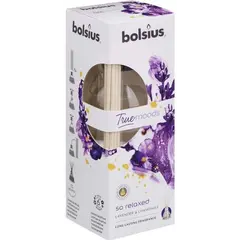 Odorizant Difuzor cu betisoare pentru casa True Bolsius - So Relaxed (Lavanda si Musetel), 45ml