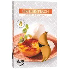 Set 6 pastile lumanari parfumate Bispol - Grilled Peach