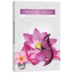 Set 6 pastile lumanari parfumate Bispol - Oriental Night