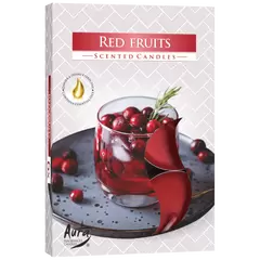 Set 6 pastile lumanari parfumate Bispol - Red Fruits