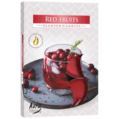 Set 6 pastile lumanari parfumate Bispol - Red Fruits