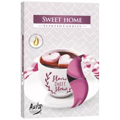Set 6 pastile lumanari parfumate Bispol - Sweet Home
