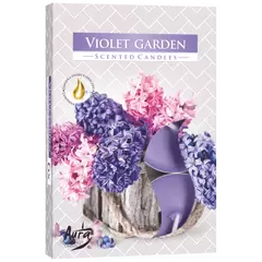 Set 6 pastile lumanari parfumate Bispol - Violet Garden
