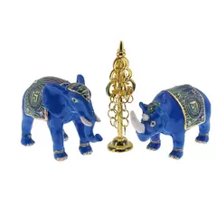 Statueta Elefant si Rinocer cu toiag Ksitigarbha 2024