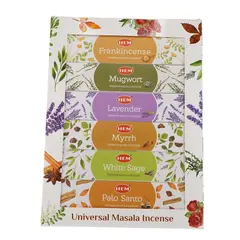 Betisoare parfumate Hem Universal Masala Incense, 6 pachete