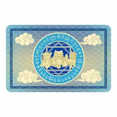 Card Feng Shui din plastic cei trei gardieni celesti 2024