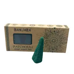Conuri Banjara Piramida - Patchouli, 10 bucati