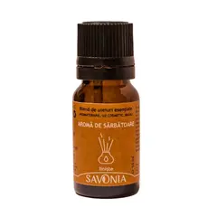 Ulei esential natural blend Savonia Aroma de Sarbatoare - Liniste, 10ml